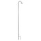 Northlight 84” Black Metal Shepard’s Hook Outdoor Garden Stake